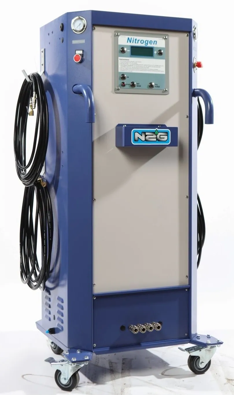 c3eed789-a576-473d-a104-64a089103100 A blue and white machine with two black wires
